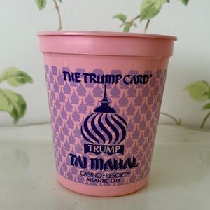 Trump Taj Mahal Atlantic City Vintage Coin Bucket - Cup